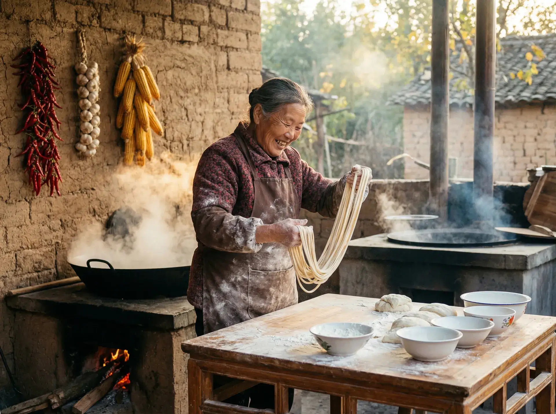 农家大嫂手擀面 - 不可撤消 在线观看 乡村美食